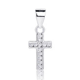 NB-4595 Drobný stříbrný přívěšek křížek