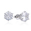 NB-3894-08 Stříbrné náušnice s čirými zirkony 8mm