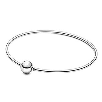 LV955 Stříbrný náramek na navlékání korálků