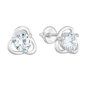 EG2759 Stříbrné náušnice se zirkonem