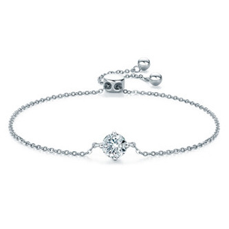 MN301 Stříbrný náramek moissanit
