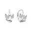 NB-3997 Stříbrné náušnice na klapku andílci