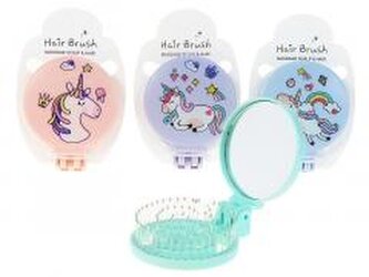 Lusterko ze szczotką do włosów MIX