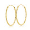 NB-3070-18 Zlacené stříbrné náušnice kruhy 18 mm