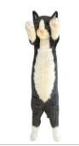 Kot stojący czarno-biały 55cm