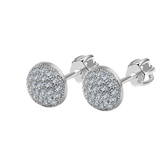 NB-3940 Stříbrné náušnice se zirkony