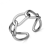 NB-5519 Stříbrný prsten řetěz