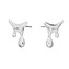 KST1124 Stříbrné náušnice - 1 pár