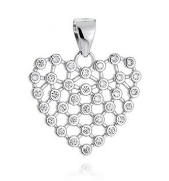 NB-4236 Stříbrný přívěšek srdce
