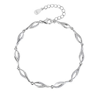 NB-1307 Dámský stříbrný náramek