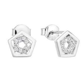 EG2835 Stříbrné náušnice se zirkony