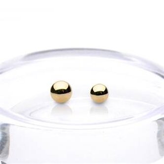 ZL01161-1603-YG Náhradní kulička zlatá pro závit 1,6 mm, 585/1000