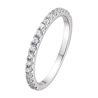 NB-5553-54 Stříbrný prsten se zirkony