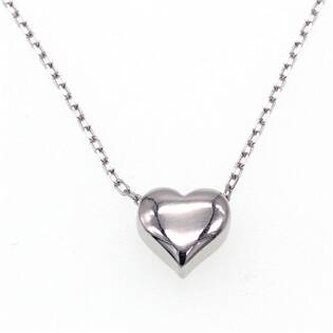 NB-2187 Střibrný náhrdelník srdíčko vypouklé - srdce