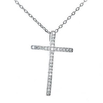NB-2020 Střibrný náhrdelník - kříže