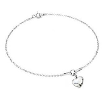 NB-0206-CR Stříbrný náramek se srdíčkem Crystals from Swarovski® Crystal