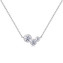 MN429 Stříbrný náhrdelník s MOISSANITY