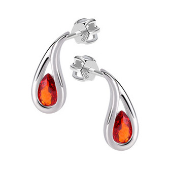 NB-3763 Stříbrné šroubovací náušnice