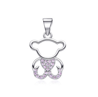 NB-4397 Stříbrný přívěšek medvídek - zvířátka