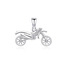 NB-4562 Stříbrný přívěšek motorka enduro - sport