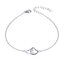 NB-1087 Stříbrný náramek se srdíčky - srdce