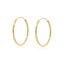 NB-3064-14 Zlacené stříbrné náušnice kruhy 14 mm