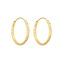 NB-3118-16 Zlacené stříbrné náušnice kruhy 16 mm