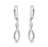 NB-3812 Visací náušnice se zirkony