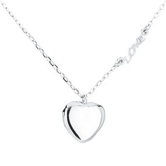 NB-2125 Střibrný náhrdelník s přívěškem - srdíčko - srdce