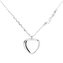 NB-2125 Střibrný náhrdelník s přívěškem - srdíčko - srdce