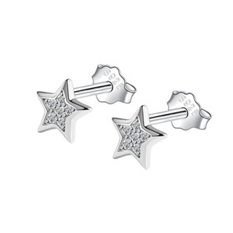 NB-3735 Stříbrné náušnice hvězdičky