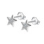 NB-3735 Stříbrné náušnice hvězdičky