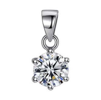 NB-4409 Stříbrný přívěšek se zirkonem