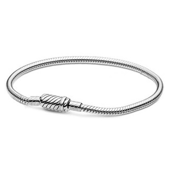 LV952-19 Stříbrný náramek na navlékání korálků