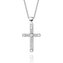 NB-2233 Střibrný náhrdelník s křížkem