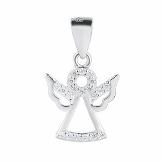 NB-4307 Stříbrný přívěšek andělíček - andílci