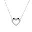 NB-2356 Stříbrný náhrdelník srdíčko - srdce