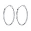 NB-3657-35 Stříbrné náušnice kruhy 35 mm