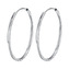 NB-3657-45 Stříbrné náušnice kruhy 45 mm