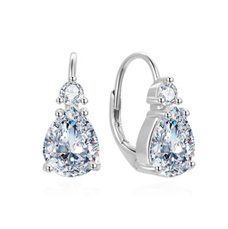 NB-3808 Stříbrné náušnice se zirkony