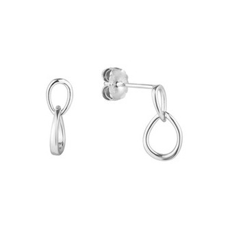 EG9175-ST Stříbrné náušnice oválky