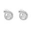 EG2158 Stříbrné náušnice kolečka se zirkony