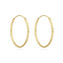 NB-3118-45 Zlacené stříbrné náušnice kruhy 45 mm