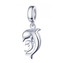 NB-8190 Stříbrný přívěšek korálek s delfínky - zvířátka