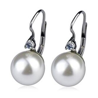 ZB33395 Stříbrné náušnice - perličky 10 mm