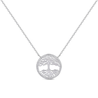 NB-2337 Střibrný náhrdelník strom života