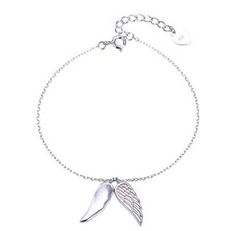 NB-1086 Stříbrný náramek andělská křídla