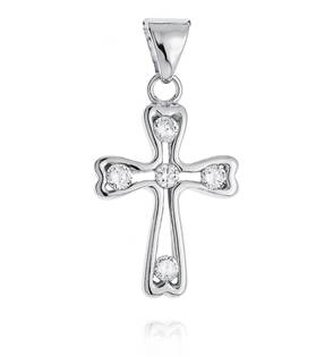 NB-4201 Stříbrný přívěšek křížek