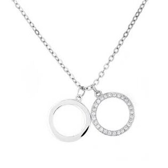 NB-2148 Střibrný náhrdelník s kolečky