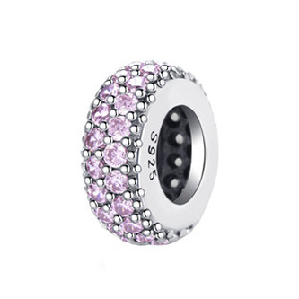 B0036 Stříbrný přívěšek korálek na náramek